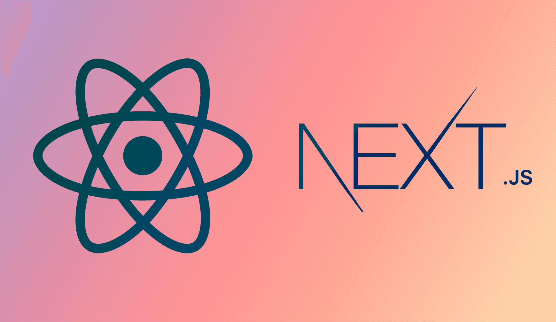 React and NextJs logo